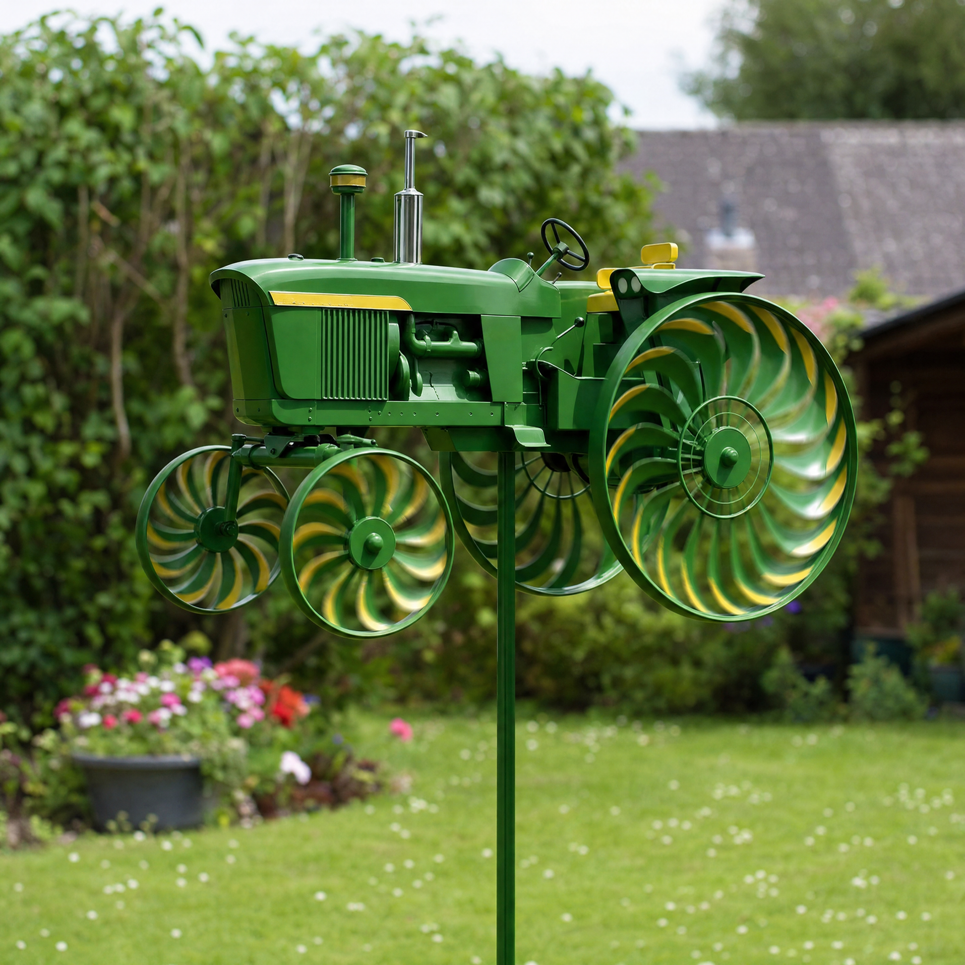🚜Only Today 60% OFF-Earl's Handmade Tractor Wind Spinner