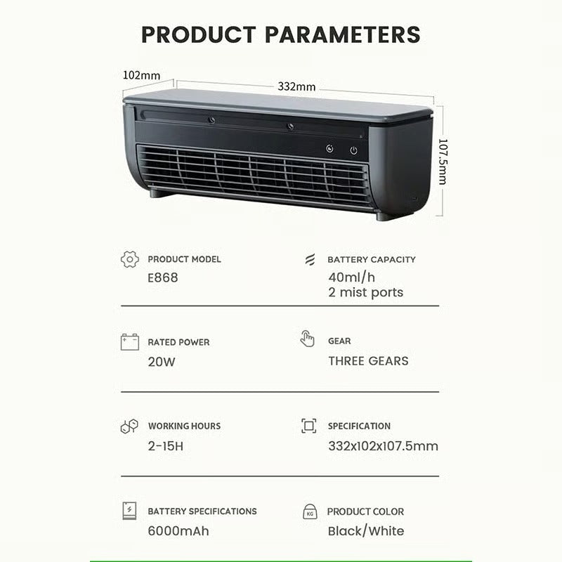 ⚡Hot Sales 59% OFF🔥Portable Wireless Wall Mounted Air Conditioner