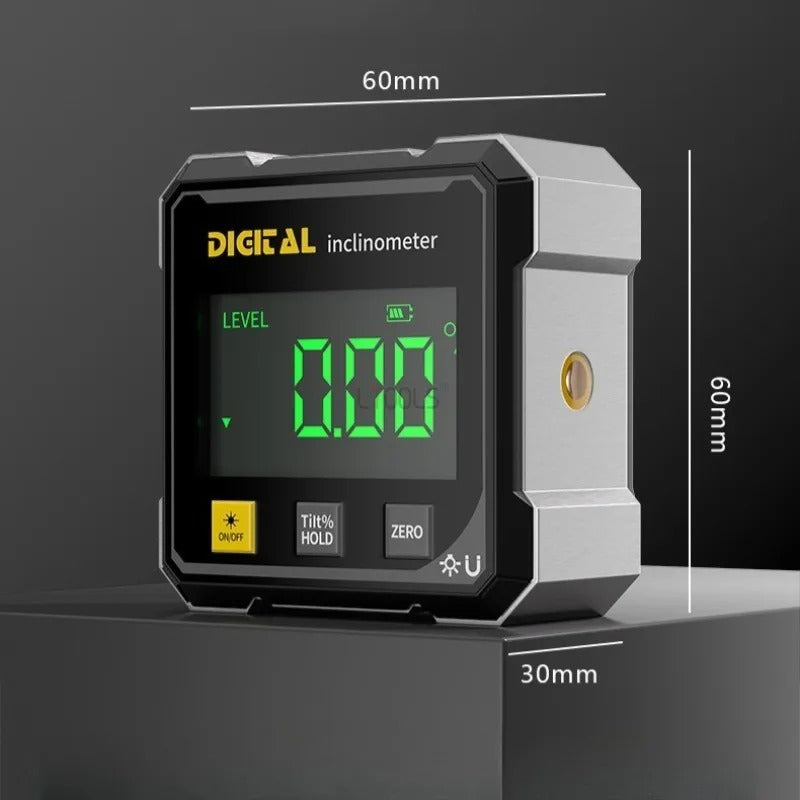 🔥 50% OFF | Digital Angle Finder with Laser Level 📏 ±0.1° Precision Magnetic Level Tool