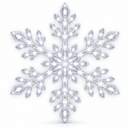 ❄️ LED Snowflake Wall Light Set | Magical Christmas Wall Decor ✨