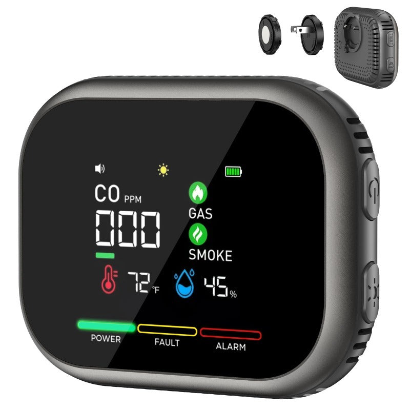 Multi-Function Air Environment Monitor – Rotating Plug & Backup Battery – product view 9
