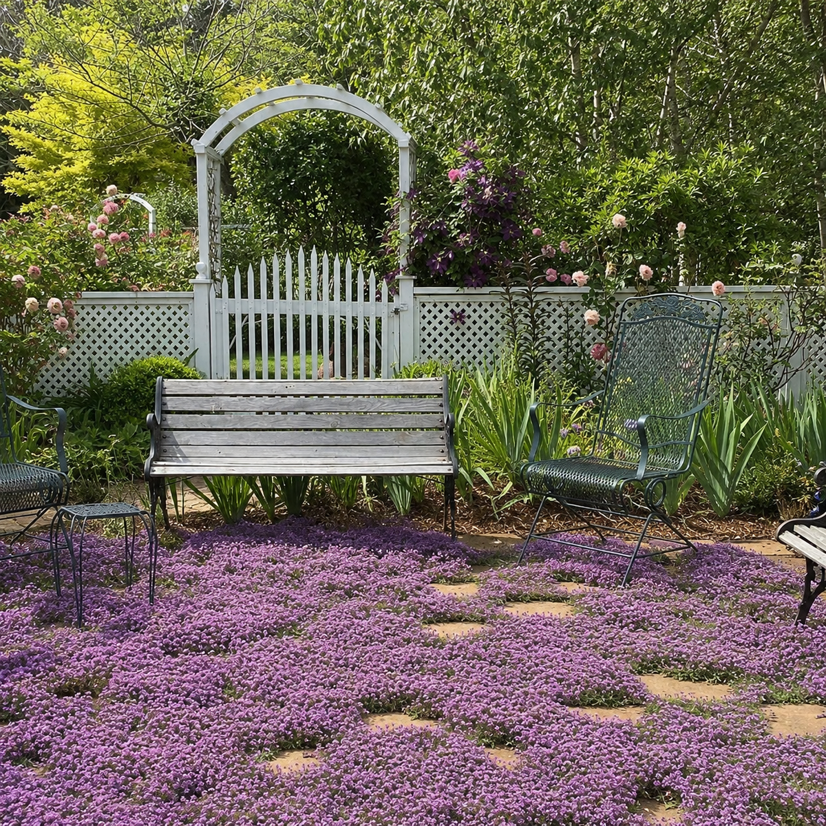 🌸Creeping Thyme Seeds, Multi-Color Ground Cover Flower Seeds🌸