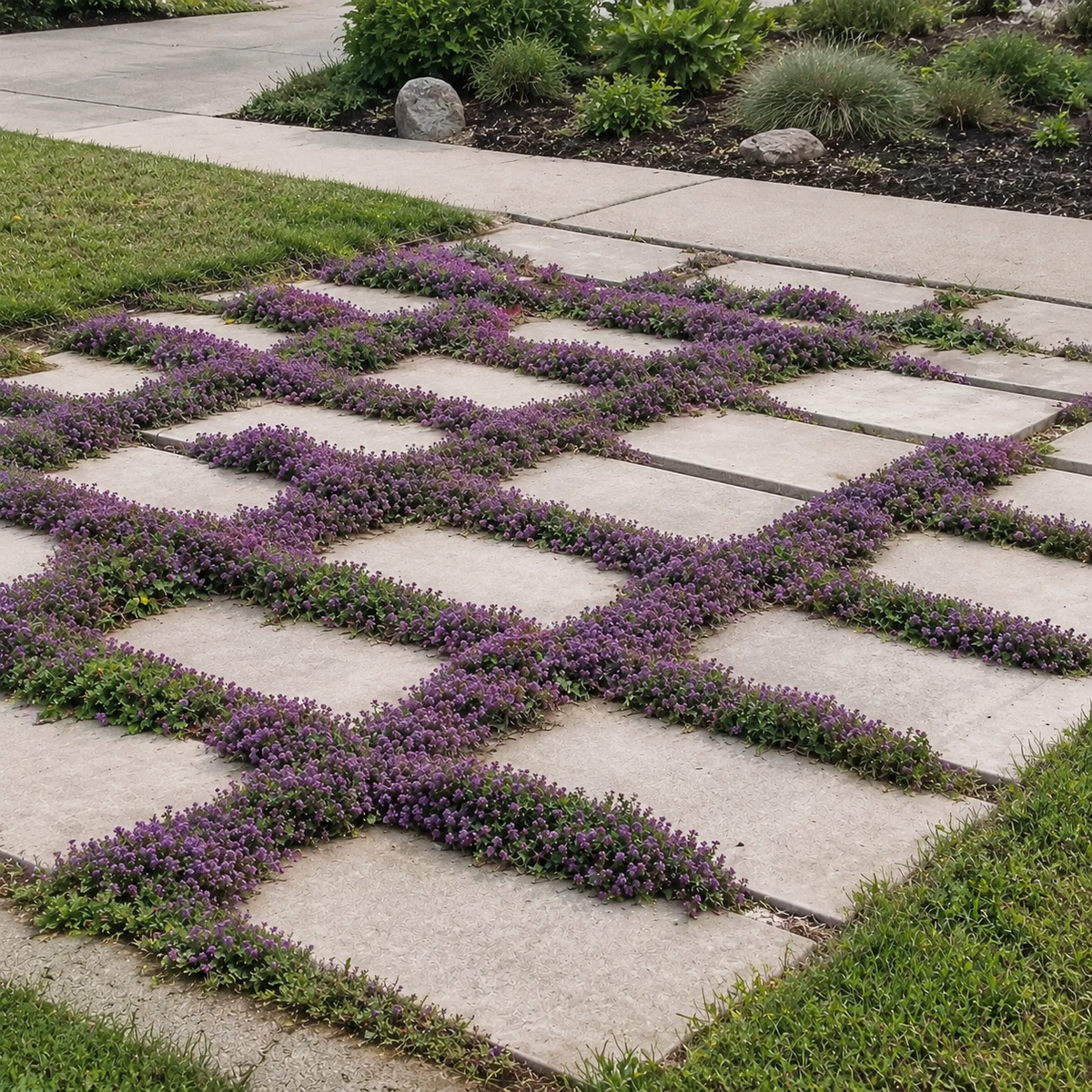 🌸Creeping Thyme Seeds, Multi-Color Ground Cover Flower Seeds🌸