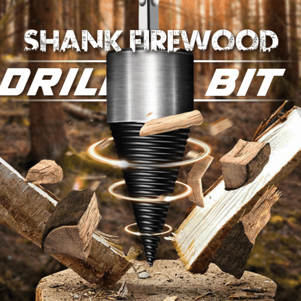 Firewood Auger Drill Bit – Labor-saving, Efficient, Heavy-duty ✨