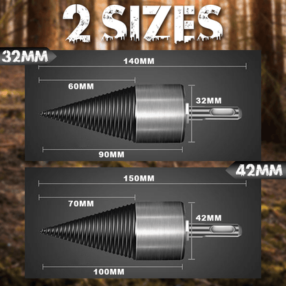 Firewood Auger Drill Bit – Labor-saving, Efficient, Heavy-duty ✨