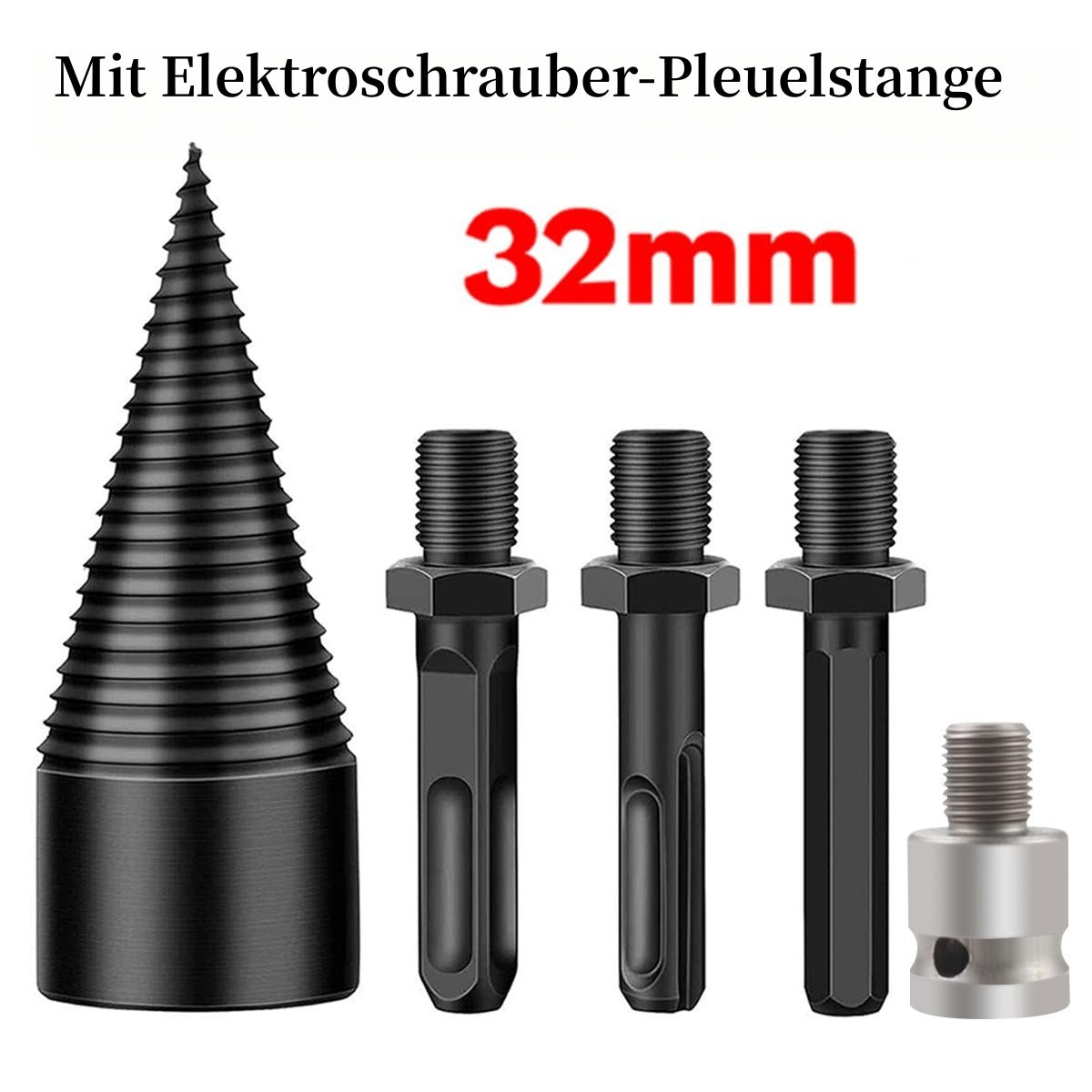 Firewood Auger Drill Bit – Labor-saving, Efficient, Heavy-duty ✨