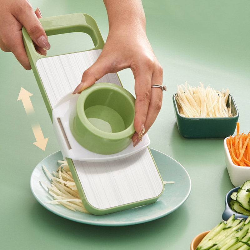 📢 🔪 Multifunctional Kitchen Chopper with Hand Guard – 5 Blades, Non-Slip Base & Quick Vegetables Chopping 🥕⚠️📦