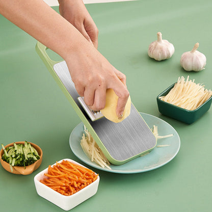 📢 🔪 Multifunctional Kitchen Chopper with Hand Guard – 5 Blades, Non-Slip Base & Quick Vegetables Chopping 🥕⚠️📦