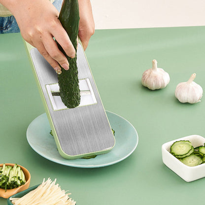 📢 🔪 Multifunctional Kitchen Chopper with Hand Guard – 5 Blades, Non-Slip Base & Quick Vegetables Chopping 🥕⚠️📦