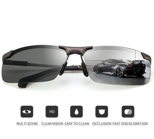 2026🔥Photochromic Sunglasses with Anti-glare Polarized Lens