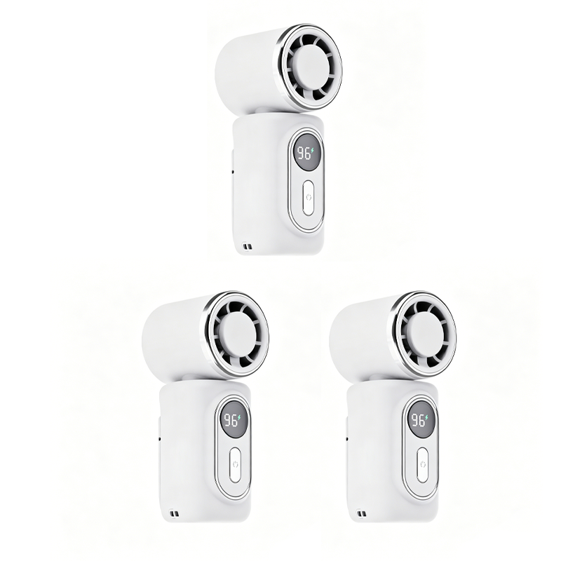 🧊Portable Clip-On Cooling Fan | ❄️Hands-Free Strong Wind with LED Battery DisplayInstant cooling on the go