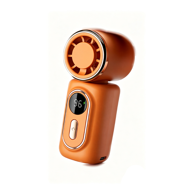 🧊Portable Clip-On Cooling Fan | ❄️Hands-Free Strong Wind with LED Battery DisplayInstant cooling on the go