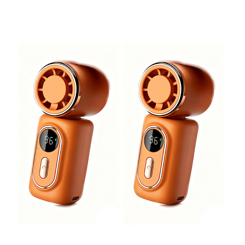 🧊Portable Clip-On Cooling Fan | ❄️Hands-Free Strong Wind with LED Battery DisplayInstant cooling on the go