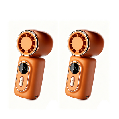 🧊Portable Clip-On Cooling Fan | ❄️Hands-Free Strong Wind with LED Battery DisplayInstant cooling on the go