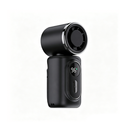 🧊Portable Clip-On Cooling Fan | ❄️Hands-Free Strong Wind with LED Battery DisplayInstant cooling on the go