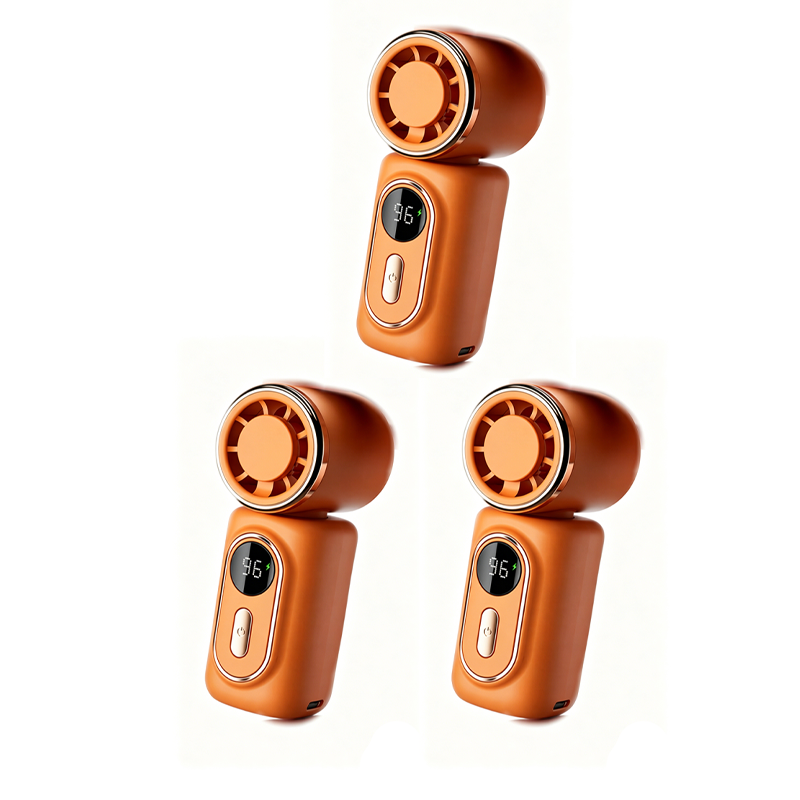 🧊Portable Clip-On Cooling Fan | ❄️Hands-Free Strong Wind with LED Battery DisplayInstant cooling on the go