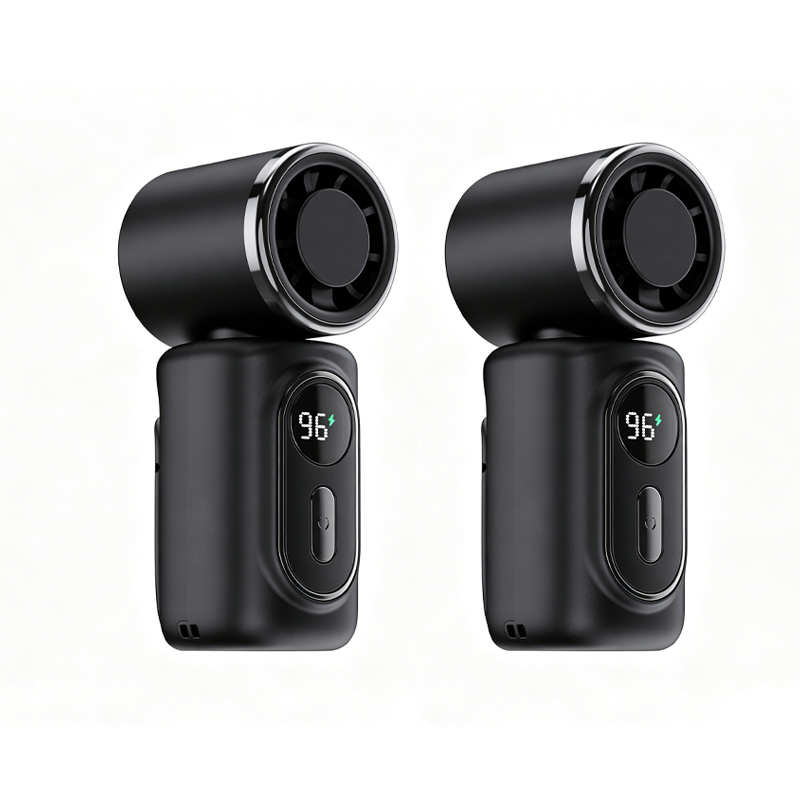 🧊Portable Clip-On Cooling Fan | ❄️Hands-Free Strong Wind with LED Battery DisplayInstant cooling on the go