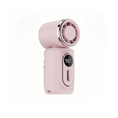 🧊Portable Clip-On Cooling Fan | ❄️Hands-Free Strong Wind with LED Battery DisplayInstant cooling on the go