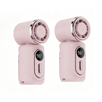 🧊Portable Clip-On Cooling Fan | ❄️Hands-Free Strong Wind with LED Battery DisplayInstant cooling on the go