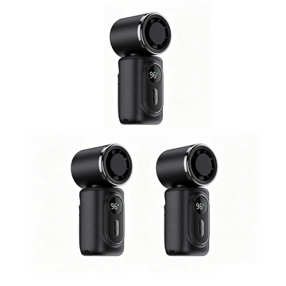 🧊Portable Clip-On Cooling Fan | ❄️Hands-Free Strong Wind with LED Battery DisplayInstant cooling on the go
