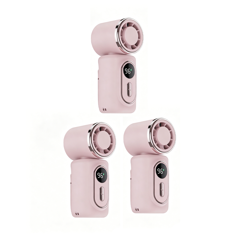 🧊Portable Clip-On Cooling Fan | ❄️Hands-Free Strong Wind with LED Battery DisplayInstant cooling on the go