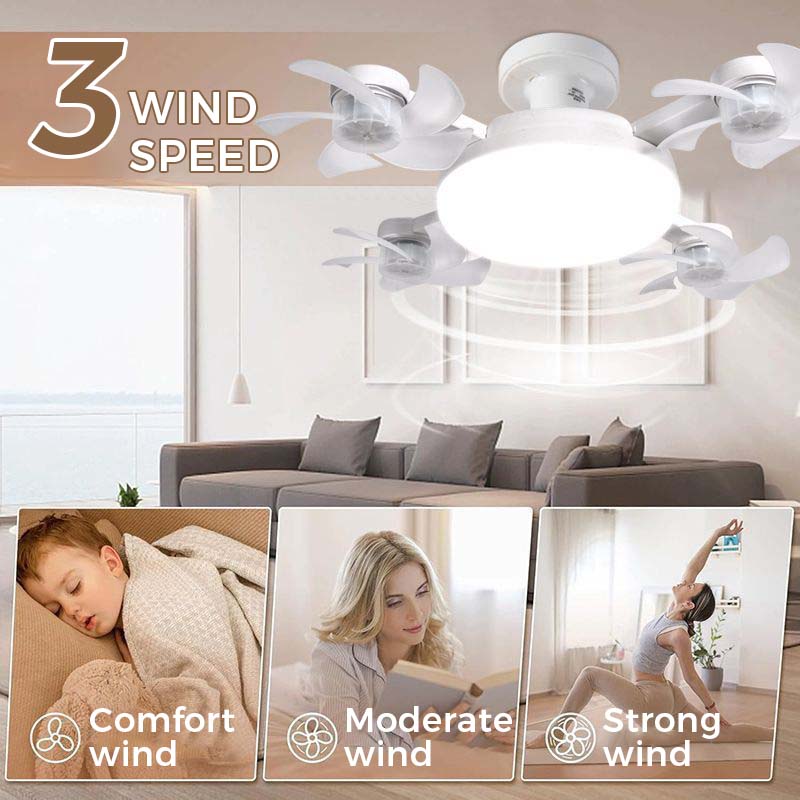 🔥10K+ SOLD LAST WEEK!💡🌀 2-in-1 Energy-Saving Fan Light｜Cool Air + Soft Light in One