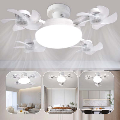 🔥10K+ SOLD LAST WEEK!💡🌀 2-in-1 Energy-Saving Fan Light｜Cool Air + Soft Light in One
