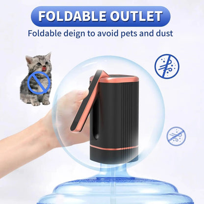 💧 Rechargeable Automatic Water Dispenser Pump – One-Touch Portable Bottle Pump