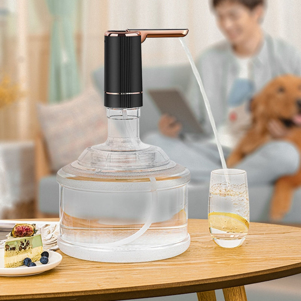 💧 Rechargeable Automatic Water Dispenser Pump – One-Touch Portable Bottle Pump