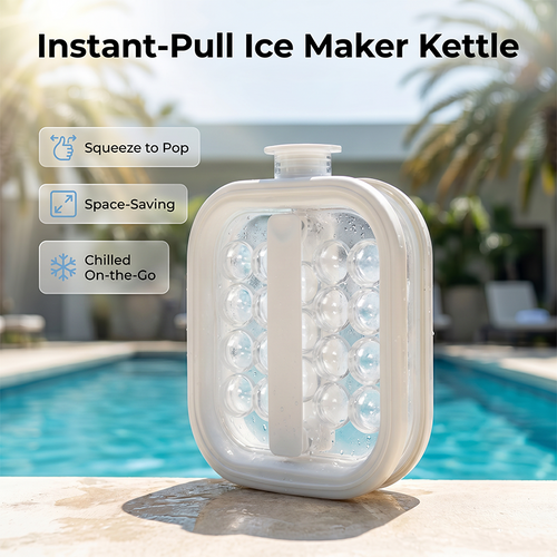 ⚡LAST DAY 50% OFF⏰Portable Silicone Ice Ball Maker Kettle