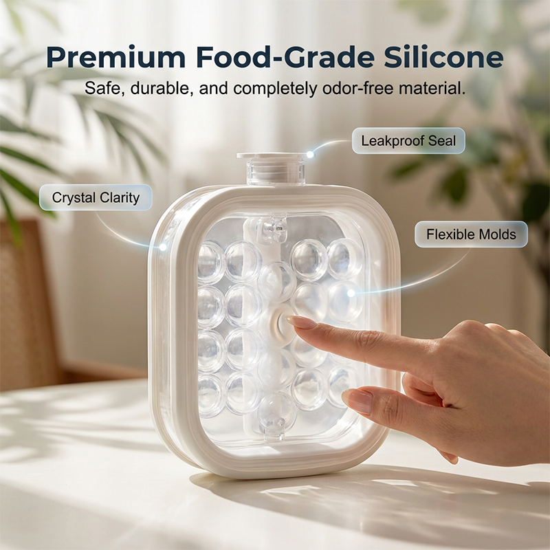 ⚡LAST DAY 50% OFF⏰Portable Silicone Ice Ball Maker Kettle