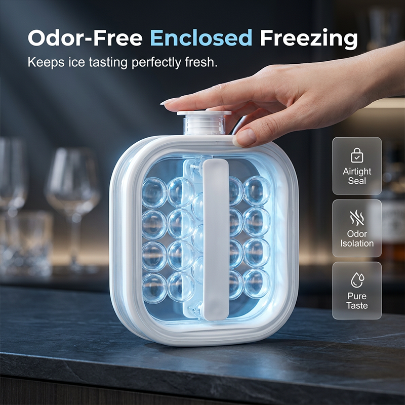 ⚡LAST DAY 50% OFF⏰Portable Silicone Ice Ball Maker Kettle