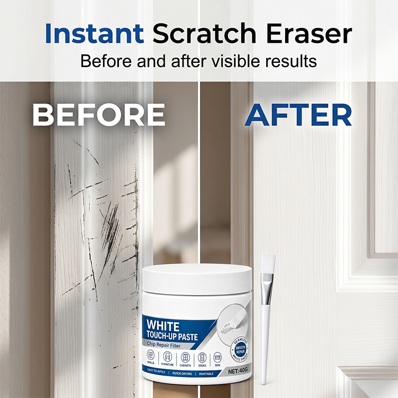 White Furniture Touch-Up Paste (Free Brush)