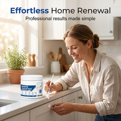 White Furniture Touch-Up Paste (Free Brush)