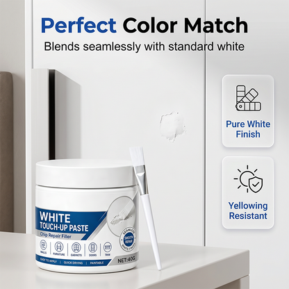White Furniture Touch-Up Paste (Free Brush)