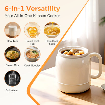 🏅30K+ Sold🔥Multi-Function Portable Electric Stewing Cup for Soup, Tea & Meals
