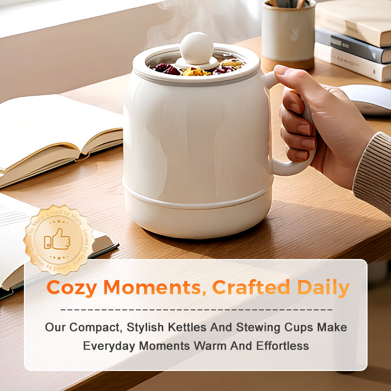 🏅30K+ Sold🔥Multi-Function Portable Electric Stewing Cup for Soup, Tea & Meals