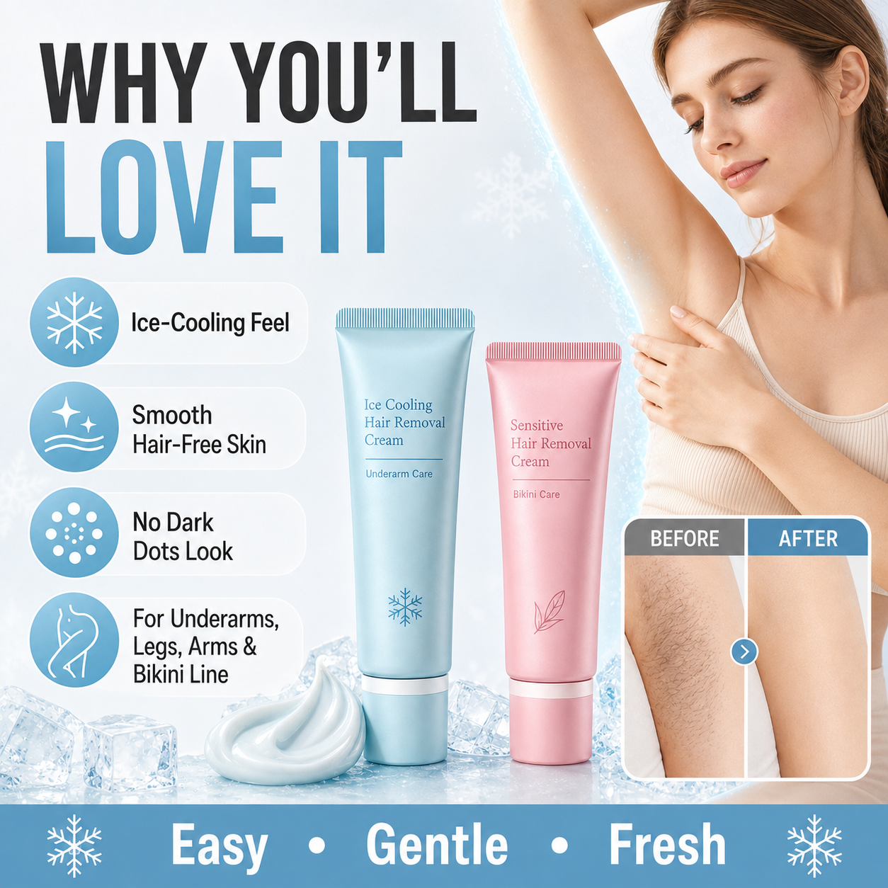 ✈️Last Day 50% OFF✨Gentle Hair Removal Cream