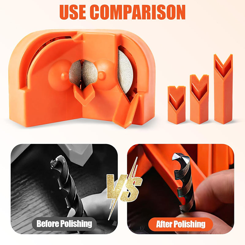 ✈️Last Day 50% OFF✨Portable Drill Bit Sharpener Grinding Tool for 2-16mm Bits