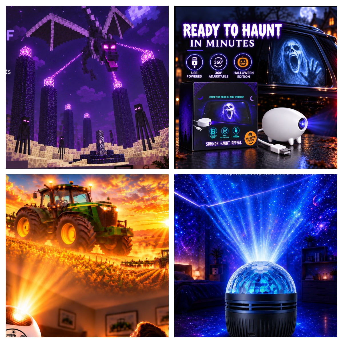 🚜 Tractor Dream Projector ✨ Bring the Farm Adventure Home