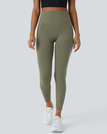 High Waisted Tummy Control Shaping Training Leggings