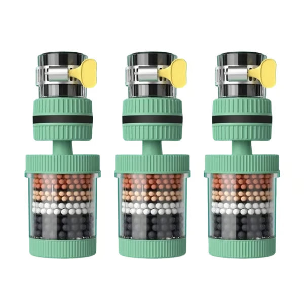 💧 Premium 6-Stage Faucet Water Filter with 360° Swivel – Splash-Free Rinsing for Fruits, Vegetables & Dishes, 1-Pack 🥬🍽️