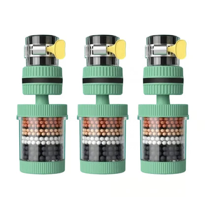 💧 Premium 6-Stage Faucet Water Filter with 360° Swivel – Splash-Free Rinsing for Fruits, Vegetables & Dishes, 1-Pack 🥬🍽️