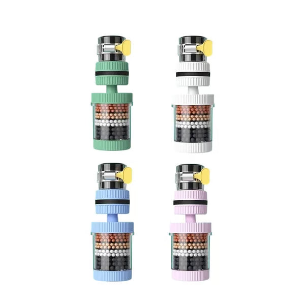 💧 Premium 6-Stage Faucet Water Filter with 360° Swivel – Splash-Free Rinsing for Fruits, Vegetables & Dishes, 1-Pack 🥬🍽️